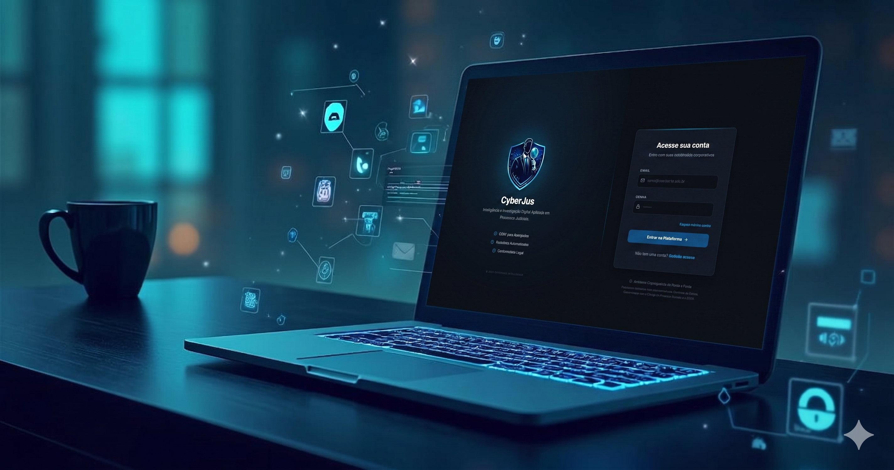 Interface Solução CyberJus